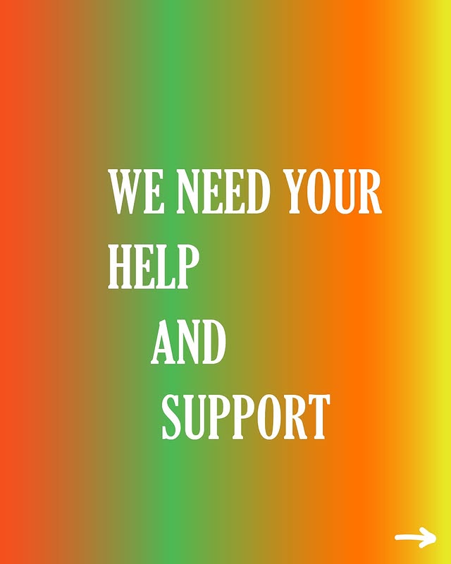 We Need Your Help and Support