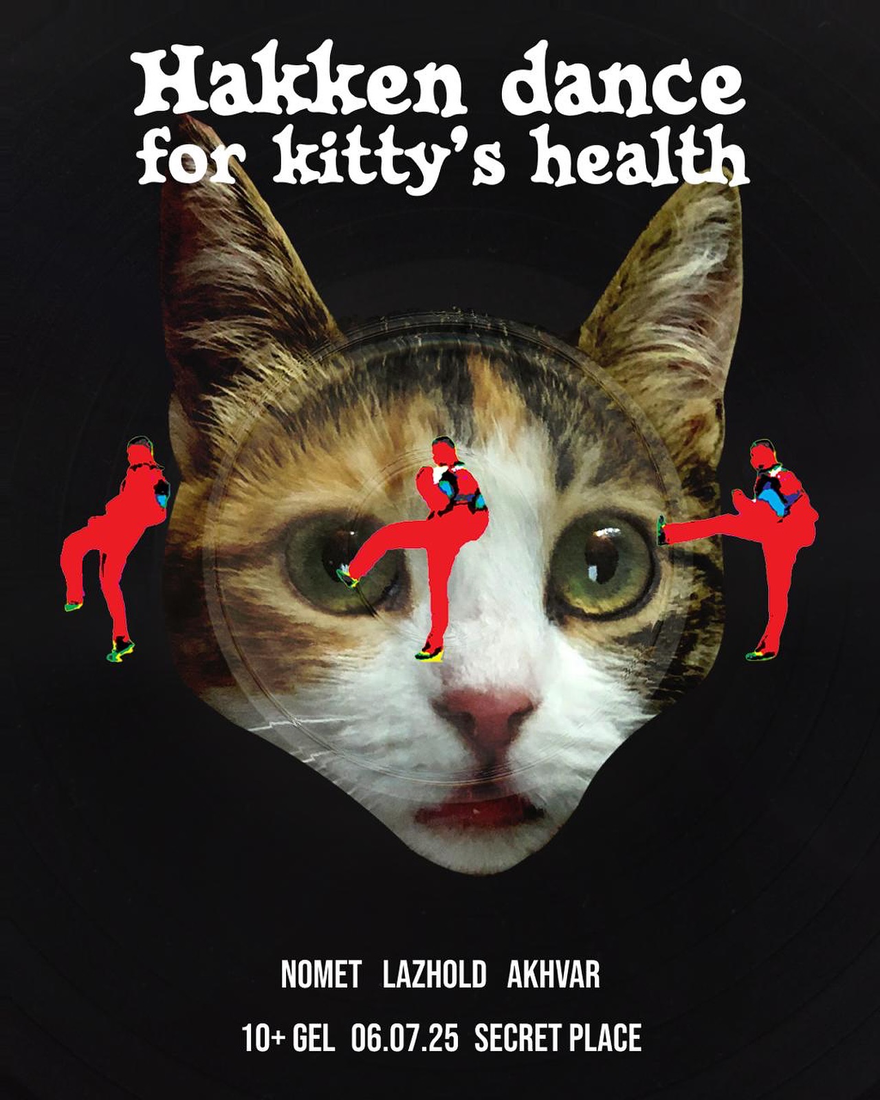 Hakken dance for kitty's health