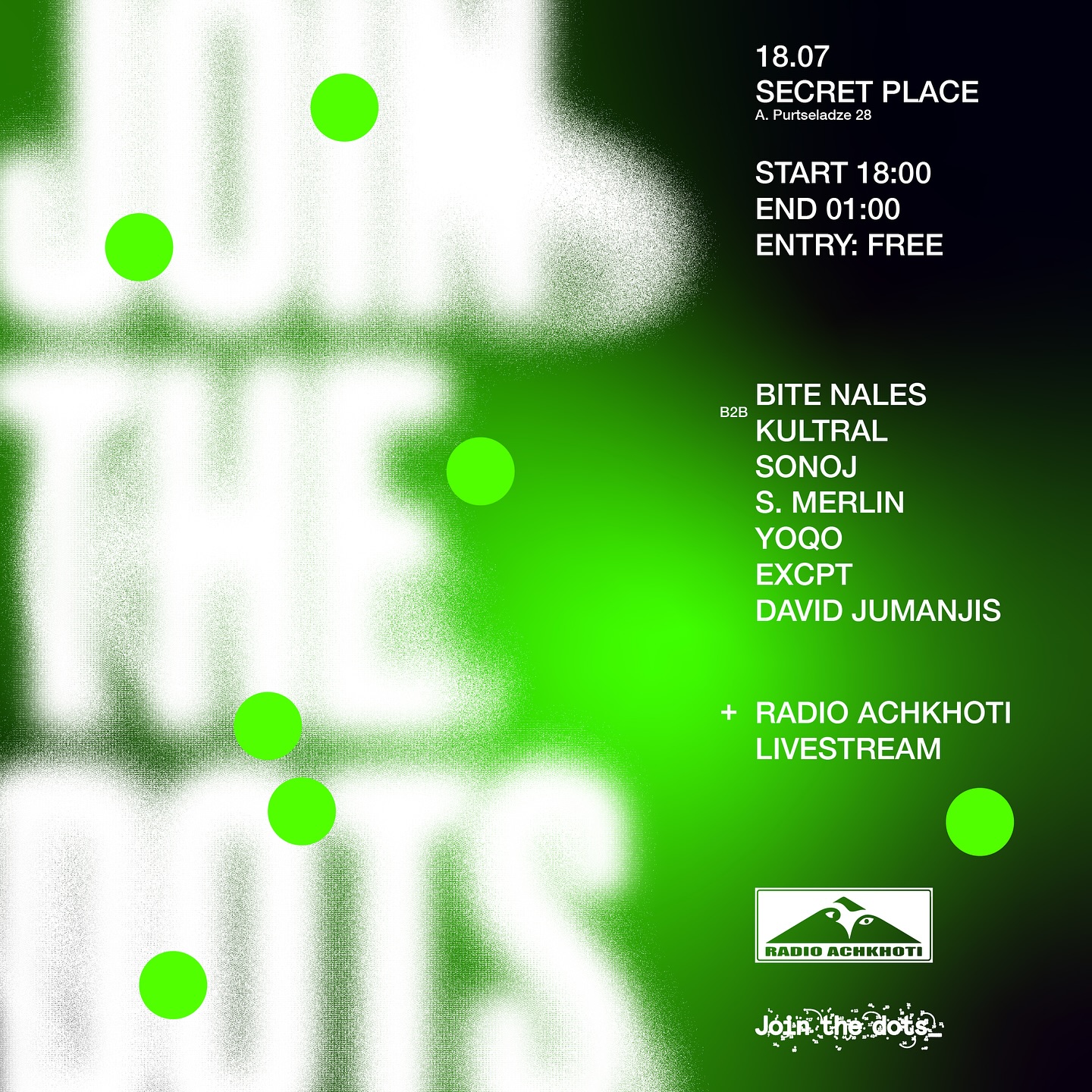 Join The Dots: Summer Electronic Sounds