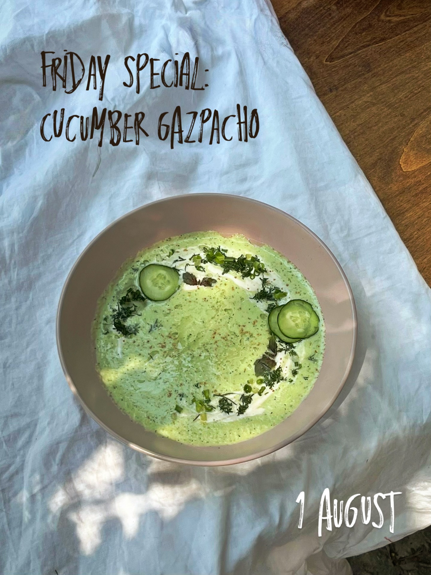Friday Special: Cucumber Gazpacho