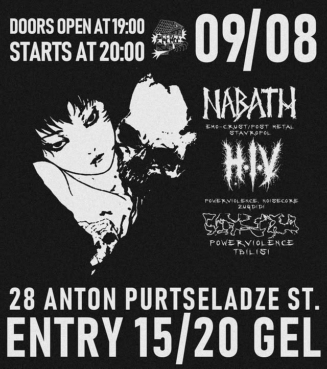 NABATH Emo-Crust / Post-Metal Concert
