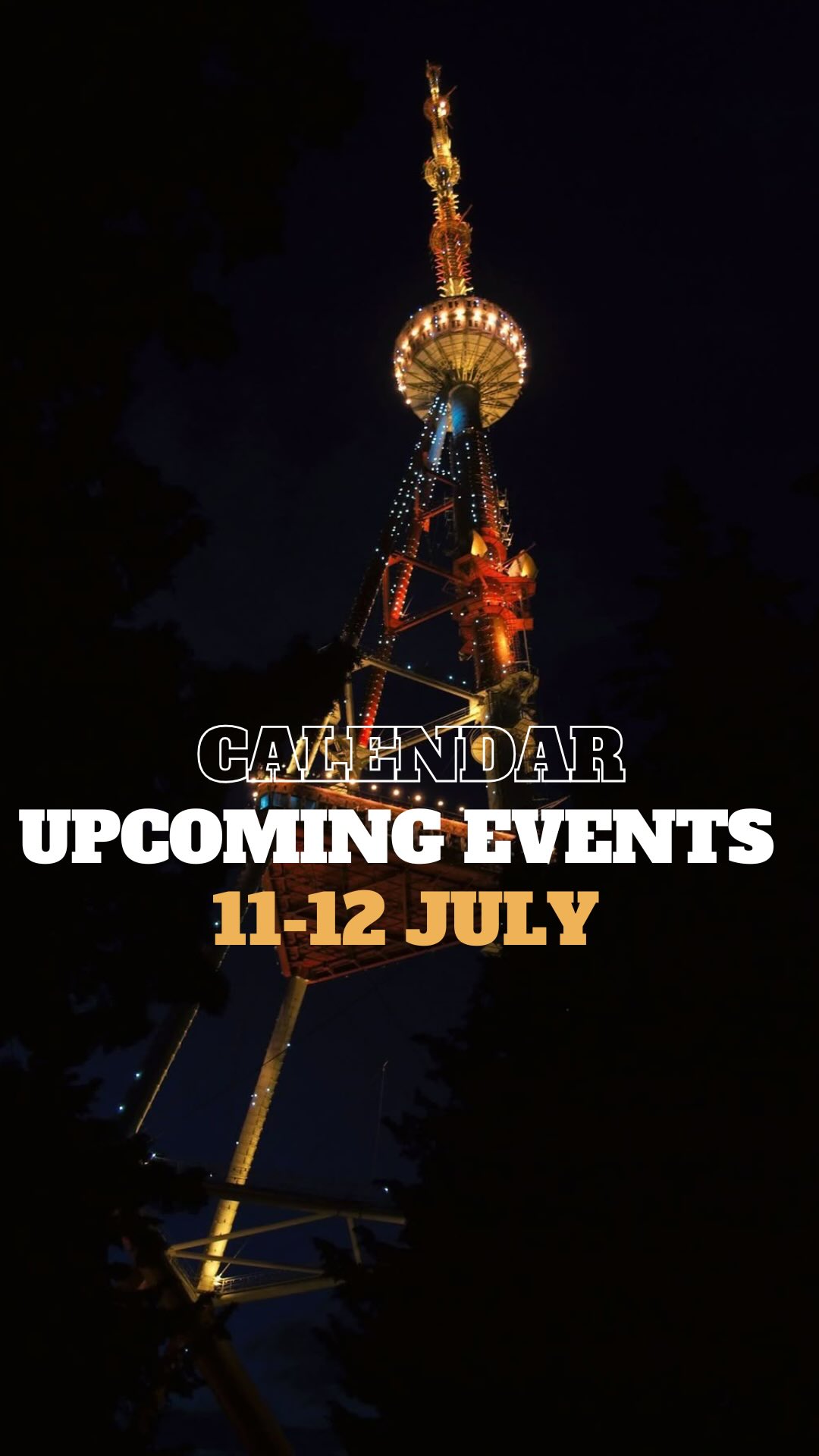 Weekend Event Calendar – July 11–12