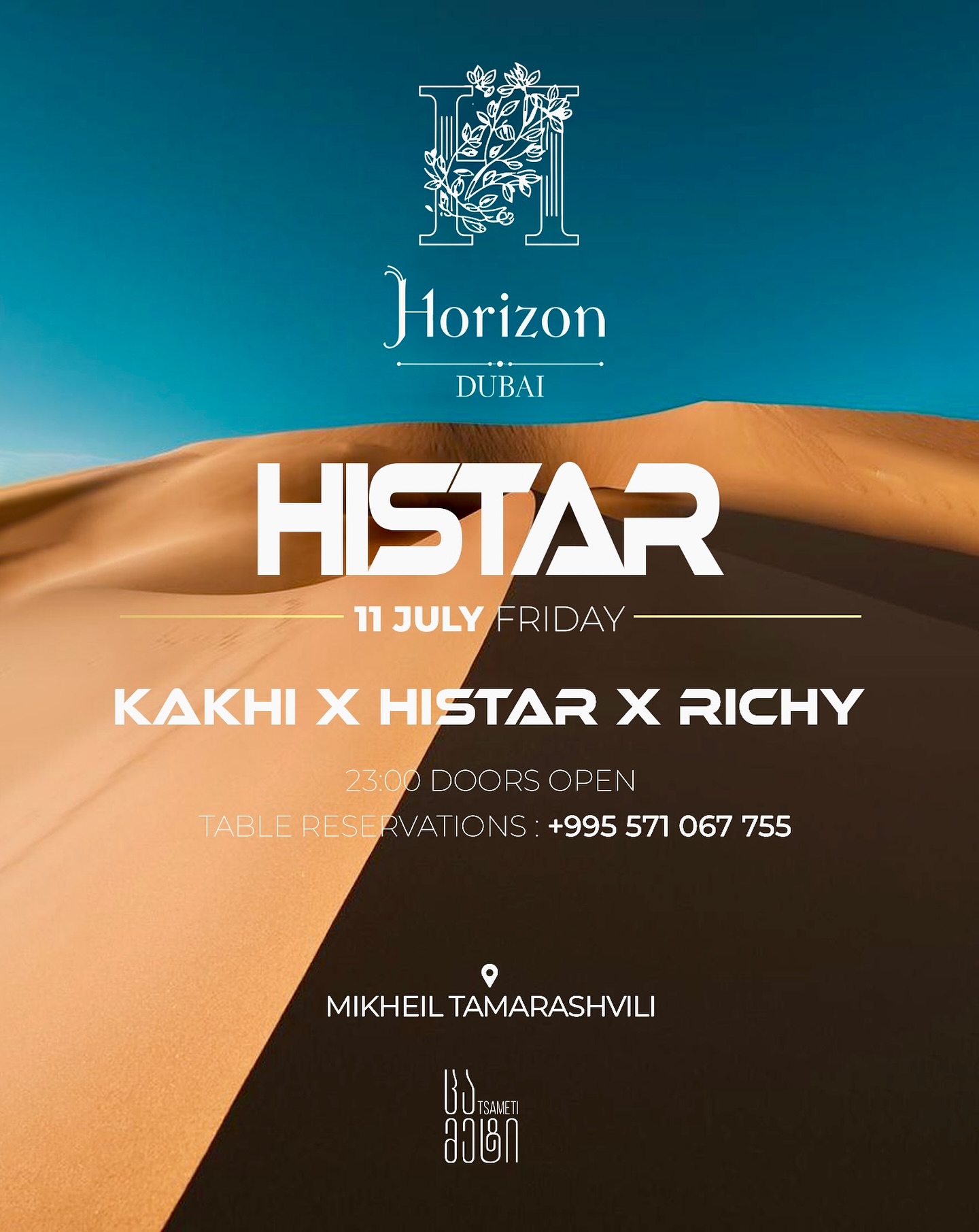 Horizon DUBAI HISTAR 11 JULY FRIDAY KAKHI X HISTAR X RICHY
