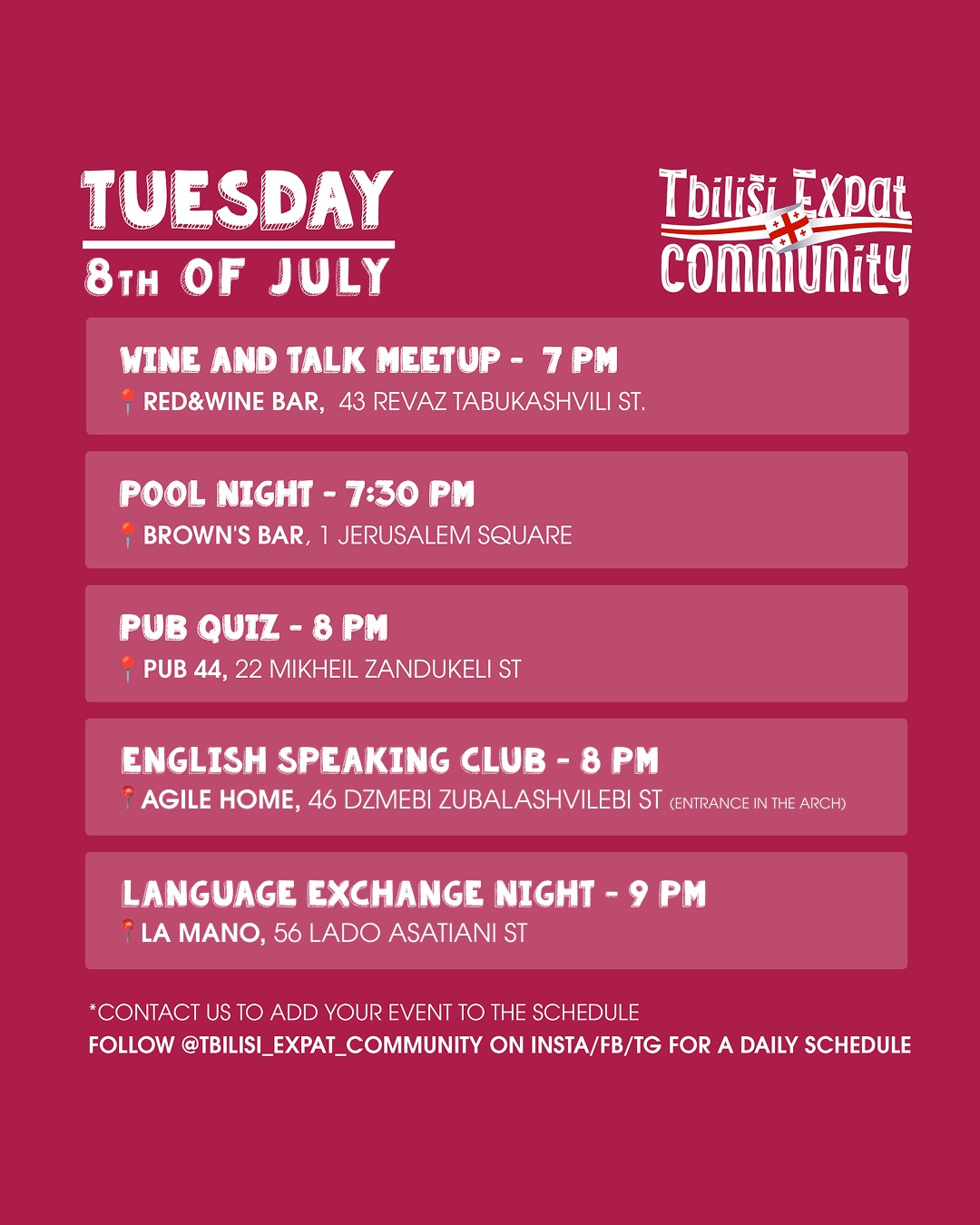 Wine and Talk Meetup