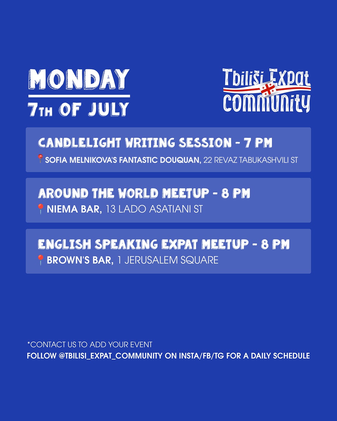 Candlelight Writing Session and Around the World Meetup