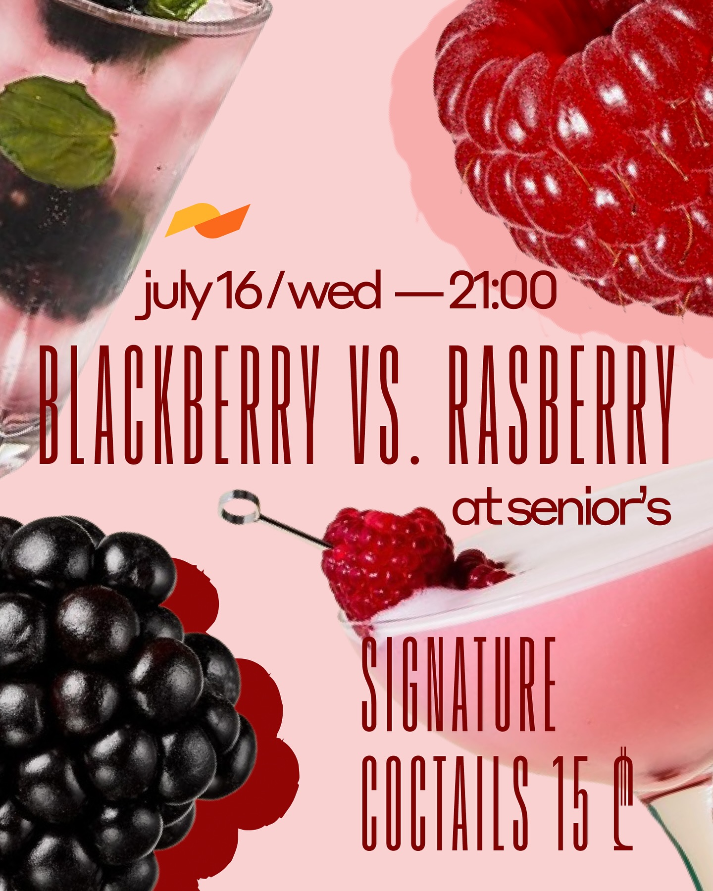 Blackberry VS. Raspberry Cocktail Party